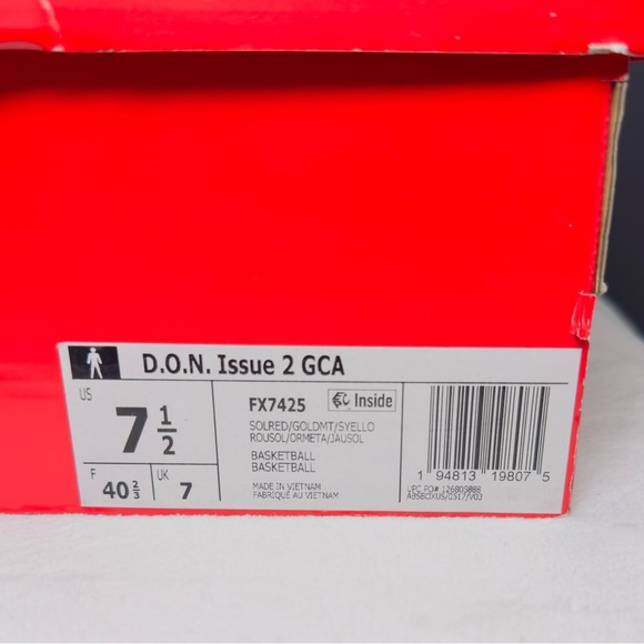 Adidas D.O.N. Issue #2 “Explosives” (OG Box) – Size 7.5M - Picture 12 of 13